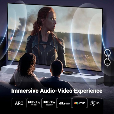 Кабель мультимедійний HDMI M to HDMI M 3.0m V2.0 4K60Hz HD153 black UGREEN (25300)