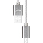 Дата кабель USB - Micro USB, DCM 10m Silver, 1m Nomi (128668)