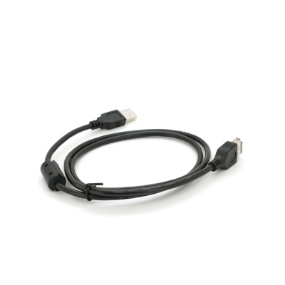 Дата кабель USB 2.0 AM/AF 1.0m ferrite black Voltronic (YT-AM/AF-1.0B)