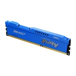Модуль памяти для компьютера DDR3 4GB 1600 MHz Fury Beast Blue Kingston Fury (ex.HyperX) (KF316C10B/4)