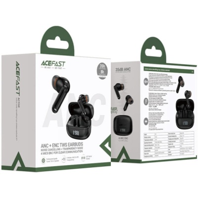 Навушники Acefast W1 Black (6974316283614)
