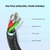 Дата кабель USB 2.0 AM to Type-C 1.0m US288 Aluminum Braid White Ugreen (60131)