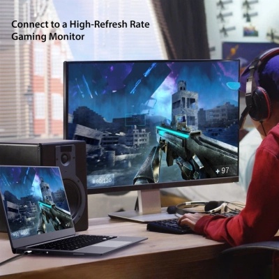 Кабель мультимедійний USB-C to HDMI M 1.8m 8K 60Hz LED RGB J5create (JCC157-N)