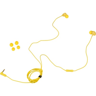 Наушники HF RM-515 Yellow (mic + button call answering) Remax (42266)
