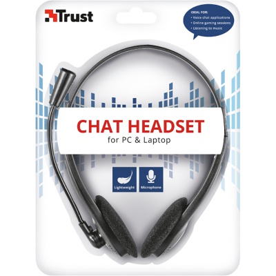Наушники Trust Chat Headset Black (21867)