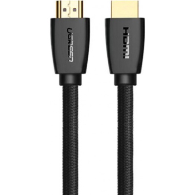 Кабель мультимедійний HDMI M to HDMI M 2.0m braided HD118 black UGREEN (40410)
