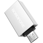 Перехідник BV2 USB to Micro-USB M OTG USB 3.0 BOROFONE (6957531090311)