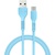 Дата кабель USB 2.0 AM to Micro 5P 1.2m AL-CBCOLOR-M1BL Blue ACCLAB (1283126518133)