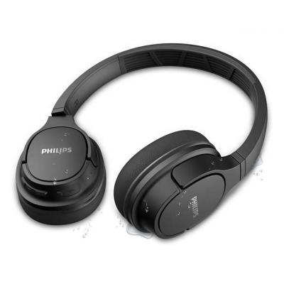 Наушники Philips ActionFit TASH402 Over-Ear IPX4 Wireless Mic Black (TASH402BK/00)