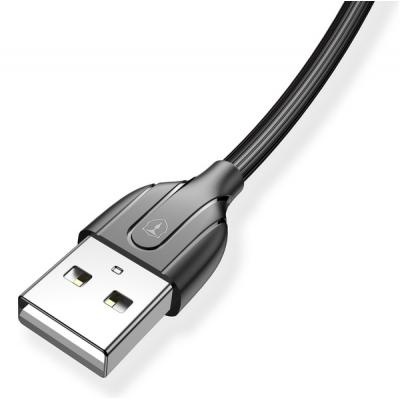 Дата кабель USB 2.0 AM to Micro 5P 1.0m Mini T-M807 Black T-PHOX (T-M807 Black)