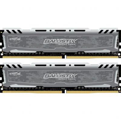 Модуль памяти для компьютера DDR4 16GB (2x8GB) 2400 MHz Ballistix Sport MICRON (BLS2K8G4D240FSBK)