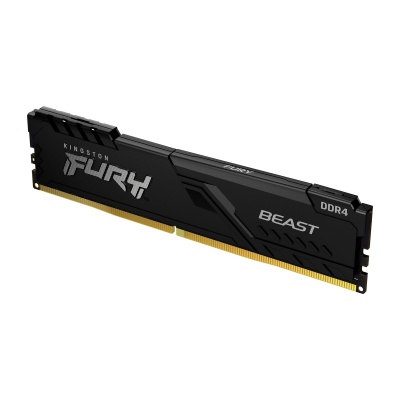 Модуль памяти для компьютера DDR4 8GB 3733 MHz Fury Beast Black Kingston Fury (ex.HyperX) (KF437C19BB/8)