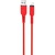 Дата кабель USB 2.0 AM to Lightning 1.0m 2.4A nylon X59 red HOCO (6931474744876)