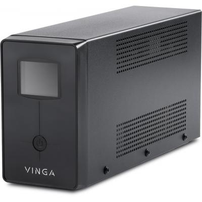 Пристрій безперебійного живлення Vinga LED 2000VA metall case (VPE-2000M)