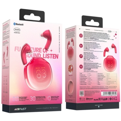 Навушники Acefast T9 Pomelo Red (6974316282532)