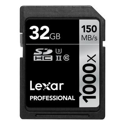 Карта памяти Lexar 32GB SDHC class 10 UHS-II U3 4K (LSD32GCRBEU1000)