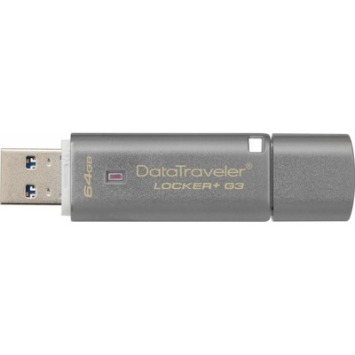 USB флеш накопитель Kingston 64Gb DataTraveler Locker+ G3 USB 3.0 (DTLPG3/64GB)