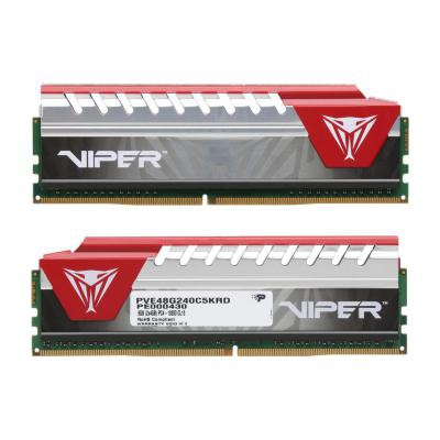 Модуль памяти для компьютера DDR4 8GB (2x4GB) 2400 MHz Viper Patriot (PVE48G240C5KRD)