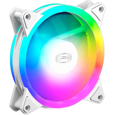 Кулер до корпусу PcCooler F3 T120 ARGB White