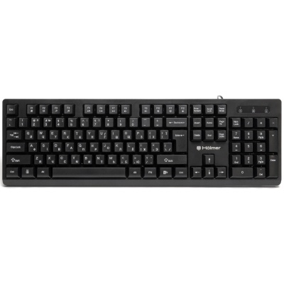Клавіатура Hölmer K-02OF USB UA Black (K-02OF)