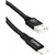 Дата кабель USB 2.0 AM to Lightning 1.2m Speed T-L810 Black T-PHOX (T-L810 Black)