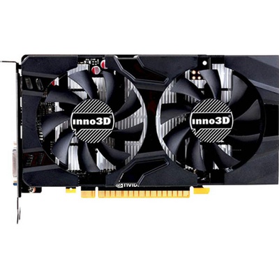 Видеокарта Inno3D GeForce GTX1050 Ti 4096Mb HerculeZ Twin X2 (N105T-1DDV-M5CM)