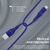 Дата кабель USB 2.0 AM to Lightning powerline-ai120.blue Promate (powerline-ai120.blue)