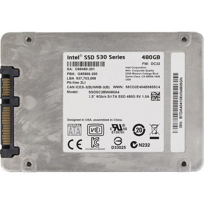 Накопитель SSD 2.5' 480GB INTEL (SSDSC2BW480A401)