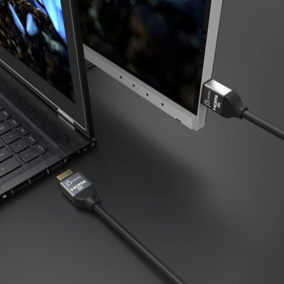 Кабель мультимедійний HDMI M to HDMI M 2.0m V2.1 8K 60Hz HDR10 HLG 48Gbp J5create (JDC53-N)