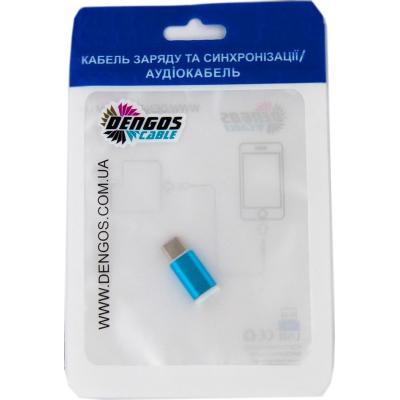 Перехідник micro-USB -Type C Dengos (ADP-007)