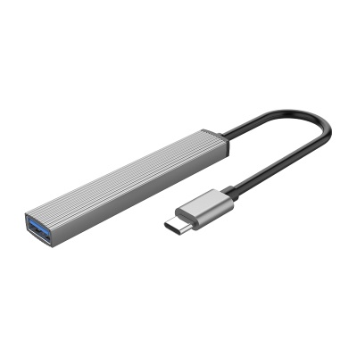 Концентратор Orico Type-C to USB3.0, 2xUSB2.0, TF (AH-12F-GY-BP) (CA913541)