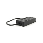Концентратор Voltronic USB 3.0 to 4xUSB with LED buttons black (YT-3H4A)