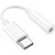 Перехідник USB-C M to 3.5mm F LS35 white HOCO (6931474790767)