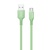 Дата кабель USB 2.0 AM to Type-C 1.0m soft silicone green ColorWay (CW-CBUC042-GR)