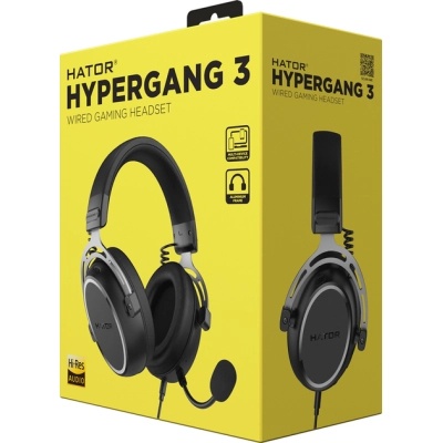 Навушники Hator Hypergang 3 Hi-Res Black (ESH05)