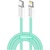 Дата кабель USB-C to Lightning 1.0m 27W green ColorWay (CW-CBPDCL061-G)