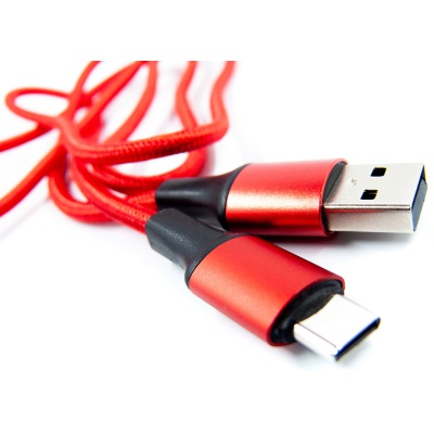 Дата кабель USB 2.0 AM to Type-C 1.0m red Dengos (NTK-TC-MT-RED)