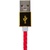 Дата кабель LogicPower USB 2.0 -> Lightning 1м R (кож. плетение) красный /Retail (5127)