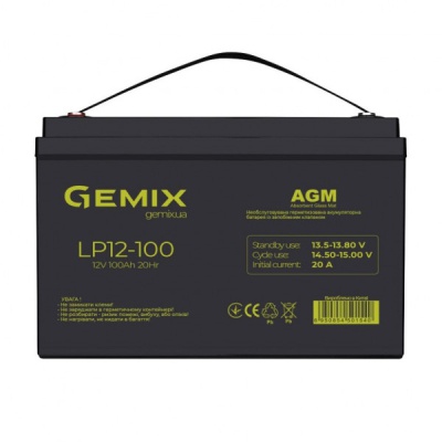 Батарея до ДБЖ Gemix LP 12V 80Ah (LP1280)