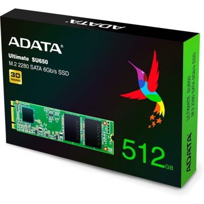 Накопичувач SSD M.2 2280 512GB ADATA (ASU650NS38-512GT-C)