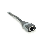 Перехідник USB-C to RJ45 0.18m 1000Mbps black Voltronic (YT-Type-C(M)/RJ-45(F)/27032)