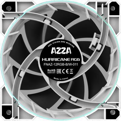 Кулер для корпуса Azza 1 HURRICANE RGB (FNAZ-12RGB-BW-002)