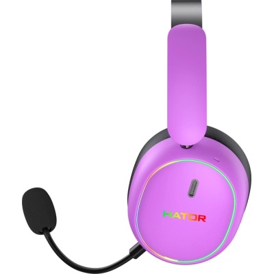 Навушники Hator Phoenix 2 Wireless Hi-Res SyncHUB Cyber Violet (ESH42)