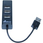 Концентратор Mediarange USB 2.0 hub 1:4, bus-powered, black (MRCS502)