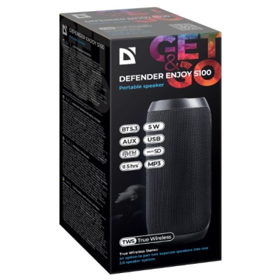 Акустична система Defender Enjoy S100 Bluetooth Black (65101)