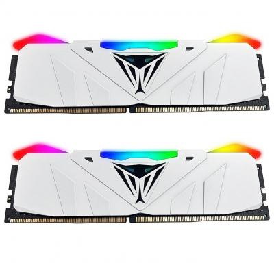 Модуль памяти для компьютера DDR4 16GB (2x8GB) 3000 MHz Viper RGB White Patriot (PVR416G300C5KW)