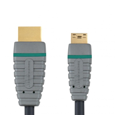 Кабель мультимедийный HDMI A to HDMI C (mini), 2.0m Bandridge (BVL1502)