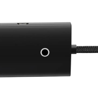 Концентратор Baseus USB-C to 4xUSB 3.0 0.25m black (WKQX030301)