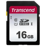 Карта пам'яті Transcend 16GB SDHC class 10 UHS-I U1 (TS16GSDC300S)