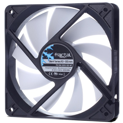 Кулер до корпусу Fractal Design Silent Series R3 120mm (FD-FAN-SSR3-120-WT)